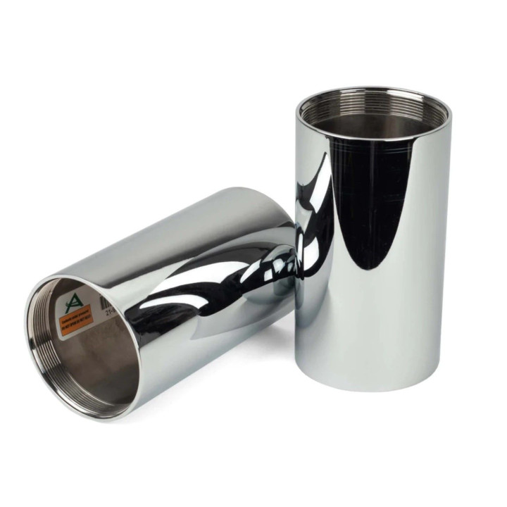 Det bedste luftaffjedring Ultimate & Smooth Ride Shock Can Kit, Chrome ⏩ Vælg MCmærke