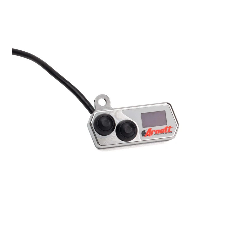 Pushbutton Controller Led Presure Gauge (Black)