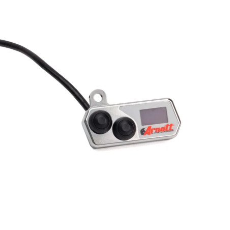 Pushbutton Controller Led Presure Gauge (Black)