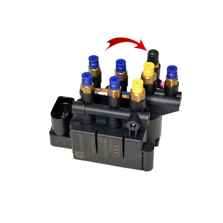 Luftaffjedring Valve Block TESLA S & X RAPA 102791900B