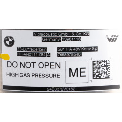 ✅ Luftfjäderben hö bak BMW 5 G31 G32 BMW 37106897854 ✴️ Luftfjädring24