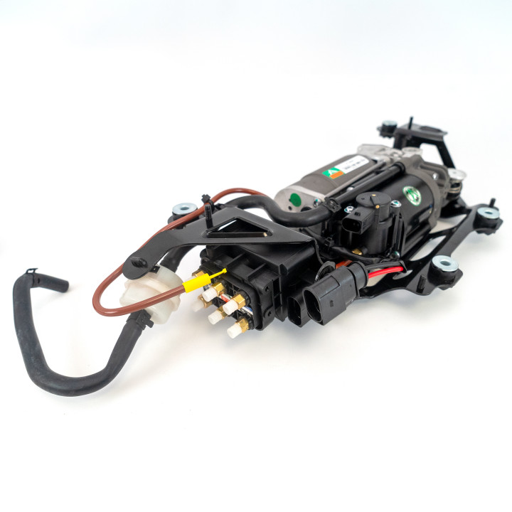 Arnott Air Suspension Compressor w/Valve Block - 09-18 Audi A8 (D4), 09-20 Bentley Mulsanne (3Y)