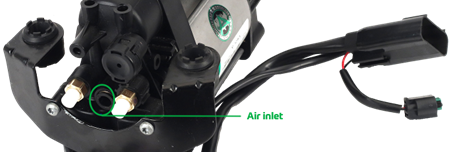 air inlet on compressor