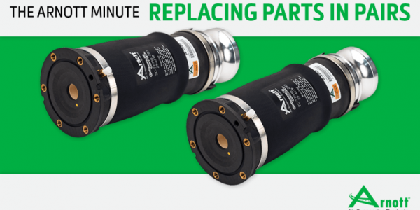 Air suspension components – Why replacement in pairs is important